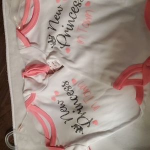 (2) 6/9 mth Onesies
